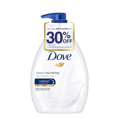 DOVE DOVE Deeply Nourishing Body Wash 1L 30 Percent Off