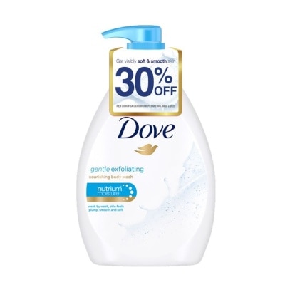 DOVE DOVE Gentle Exfoliate Body Wash 1L 30 Percent Off