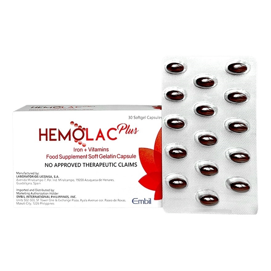 HEMOLAC Plus Cap Sold per piece