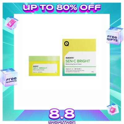 QUICKFX QUICKFX Sen-C Bright Vitamin C+E Serum Cream SPF 30PA++ 50G