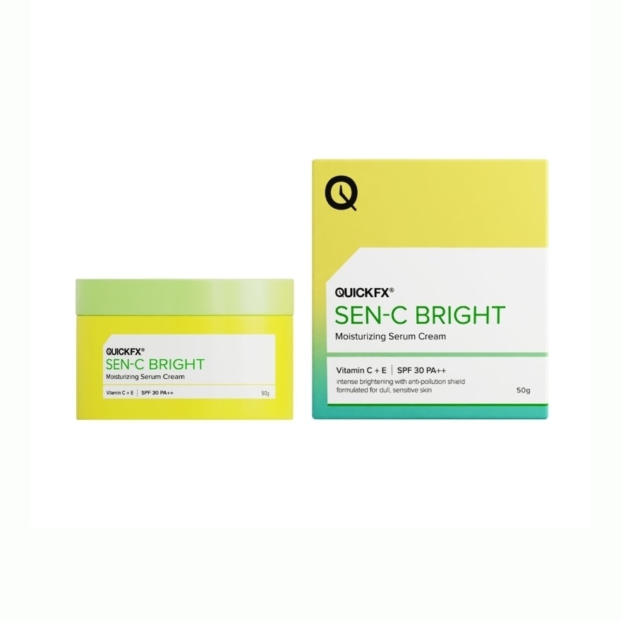 QUICKFX Sen-C Bright Vitamin C+E Serum Cream SPF 30PA++ 50G