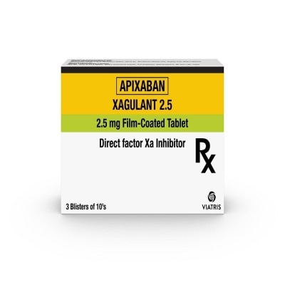 XAGULANT, Xagulant 2.5mg Film-Coated Tablet Sold Per Piece ...