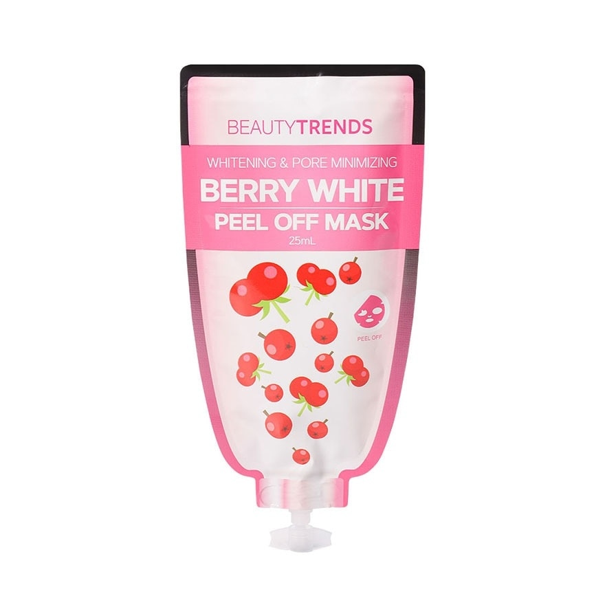 BEAUTYTRENDS Whitening and Pore Minimizing Berry White Peel Off Mask 25ml