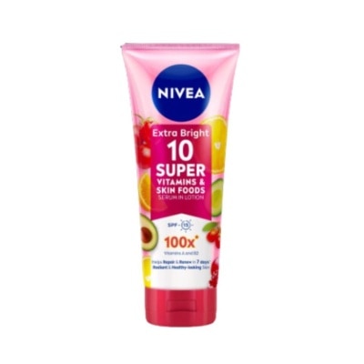 NIVEA NIVEA Extra Bright 10 Super Vitamins & Skin Food Serum in Lotion 70ml