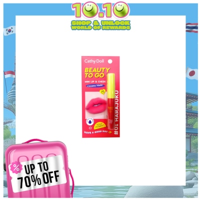 CATHY DOLL CATHY DOLL Beauty To Go Mini Lip and Cheek Creamy Matte 01 Harajuku 0.6g
