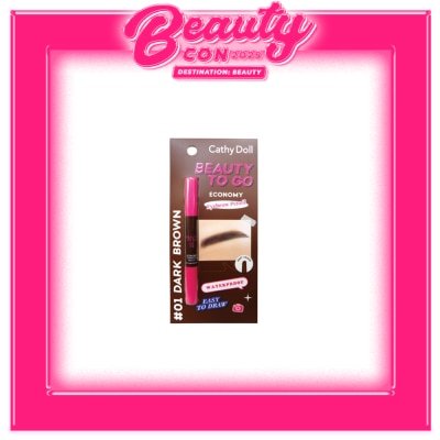 CATHY DOLL CATHY DOLL Beauty To Go Economy Eyebrow Pencil 01 Dark Brown 0.16g