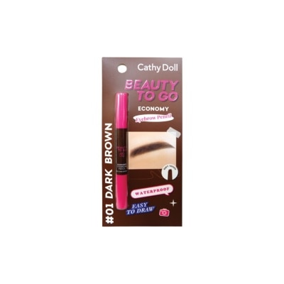 CATHY DOLL CATHY DOLL Beauty To Go Economy Eyebrow Pencil 01 Dark Brown 0.16g