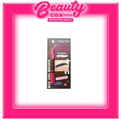 CATHY DOLL CATHY DOLL Beauty To Go Economy Eye Brow Pencil 02 Ash Brown 0.16g