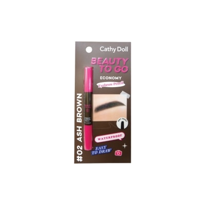 CATHY DOLL CATHY DOLL Beauty To Go Economy Eye Brow Pencil 02 Ash Brown 0.16g