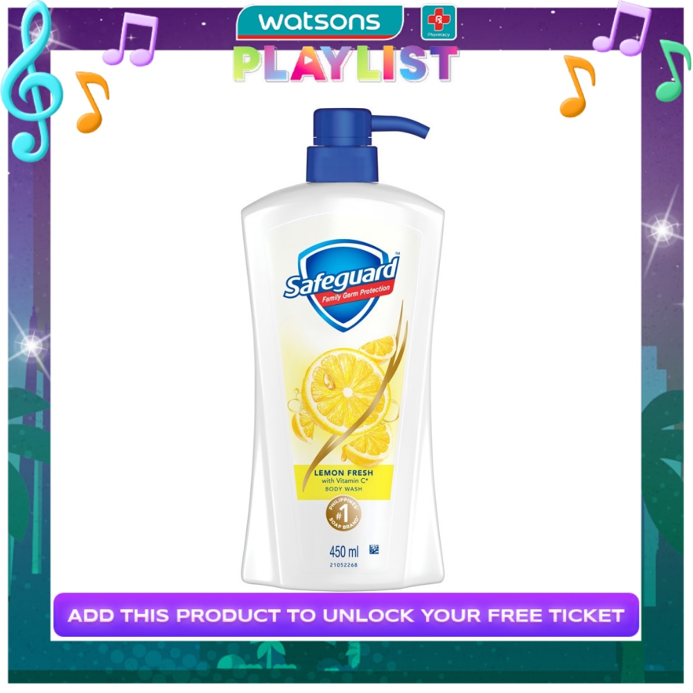 Safeguard Bodywash Lemon 450Ml Pump