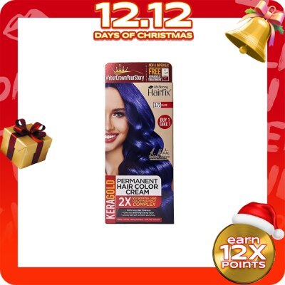 HAIRFIX Hairfix Kera Permanent Hair Color Cream 120Ml   Blue