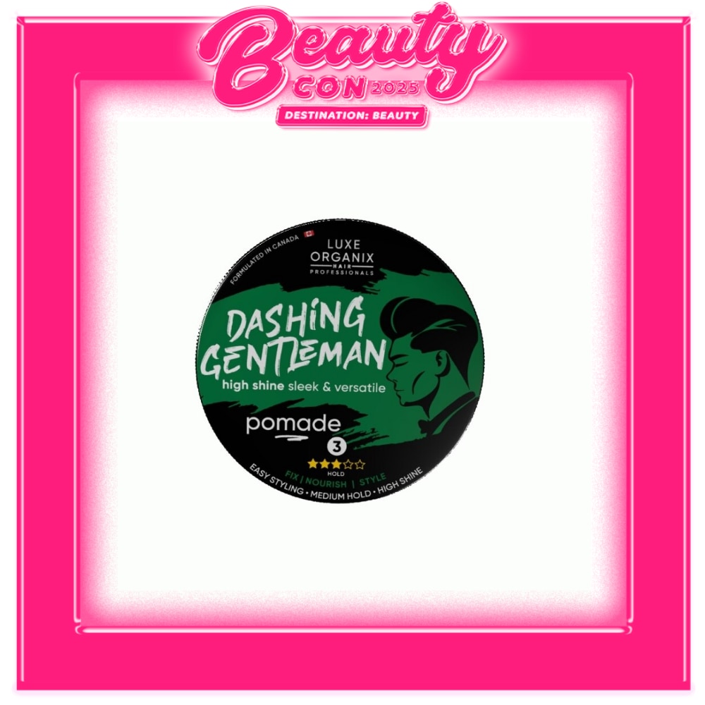 LUXE ORGANIX Hair Professionals Dashing Gentleman High Shine Sleek and Versatile Pomade 80g
