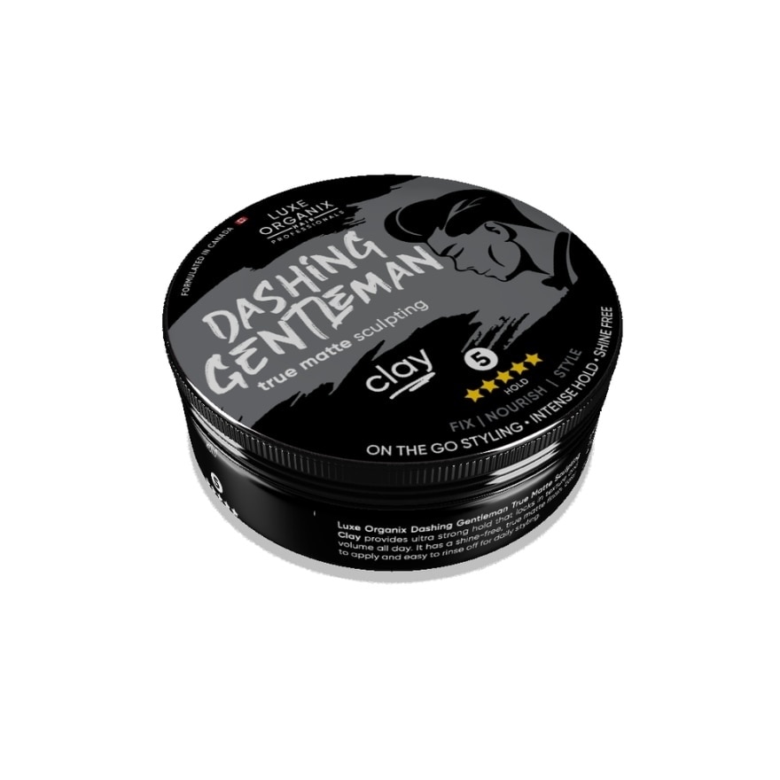 LUXE ORGANIX Hair Professionals Dashing Gentleman True Matte Sculpting Clay 80g