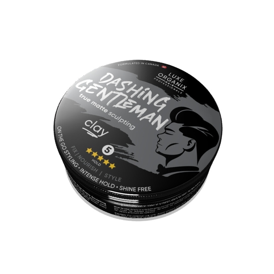 LUXE ORGANIX Hair Professionals Dashing Gentleman True Matte Sculpting Clay 80g