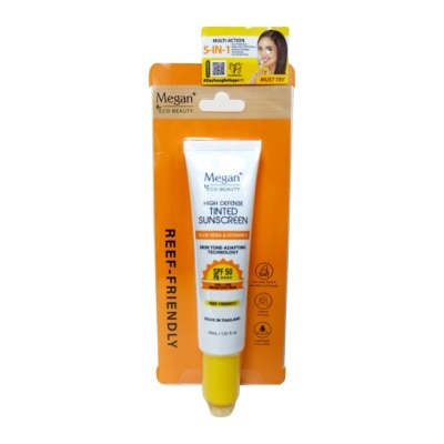 MEGAN MEGAN Eco Beauty High Defense Tinted Sunscreen SPF 50 ++++