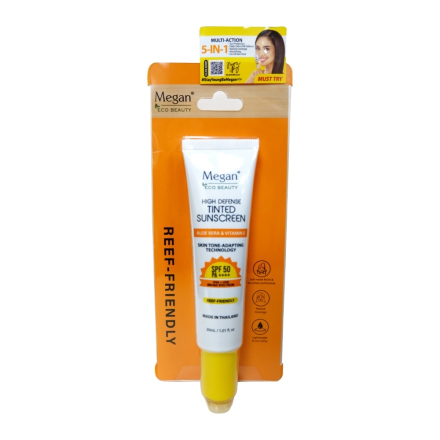 MEGAN Eco Beauty High Defense Tinted Sunscreen SPF 50 ++++