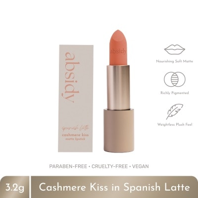 ABSIDY ABSIDY Cashmere Kiss Matte Lipstick Spanish Latte 3.2 g