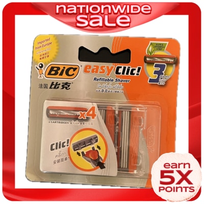 BIC Easy Clic Refills 4s