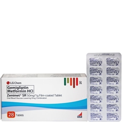 ZEMIMET SR ZEMIMET SR 50MG/1G Film Coated Tablet Sold Per Piece [PRESCRIPTION REQUIRED]