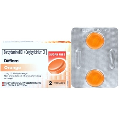 DIFFLAM Difflam Orange Lozenge 2s