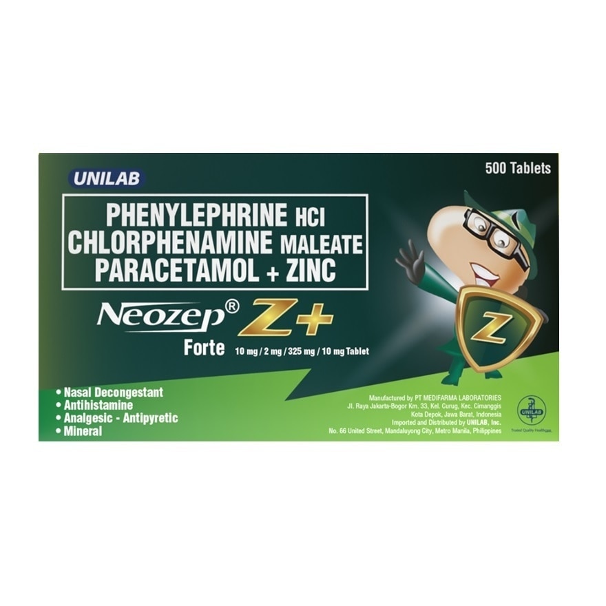 NEOZEP Z+ TAB Sold Per Piece