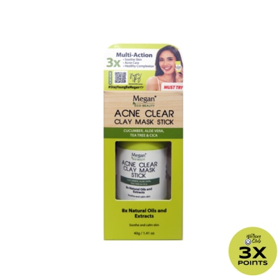 MEGAN MEGAN Eco Beauty Acne Clear Clay Mask Stick 40g