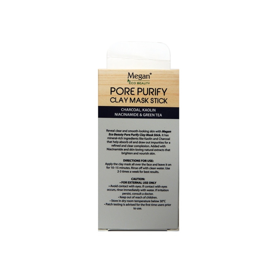 MEGAN Eco Beauty Pore Purify Clay Mask Stick 40g