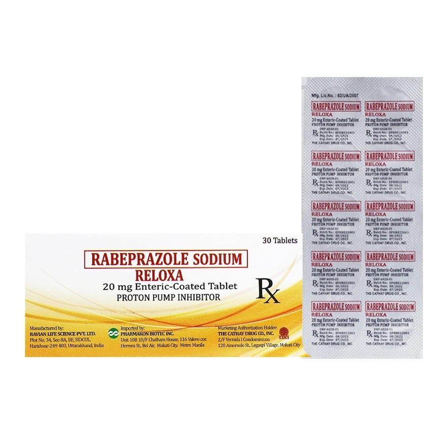 RELOXA  20mg Enteric-Coated Tablet [PRESCRIPTION REQUIRED]