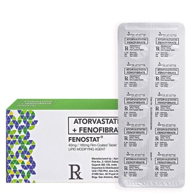 FENOSTAT FENOSTAT 40mg/160mg Film Coated Tablet Sold Per Piece [PRESCRIPTION REQUIRED]