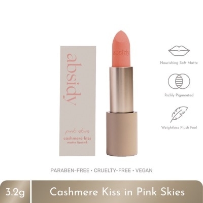 ABSIDY ABSIDY Cashmere Kiss Matte Lipstick Pink Skies 3.2g