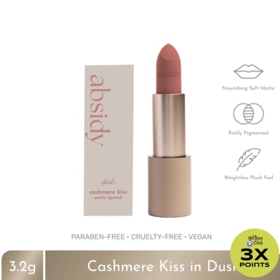ABSIDY ABSIDY Cashmere Kiss Matte Lipstick Dusk 3.2 g