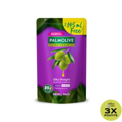 PALMOLIVE Palmolive Naturals Silky Straight Shampoo 600mL Refill Pack