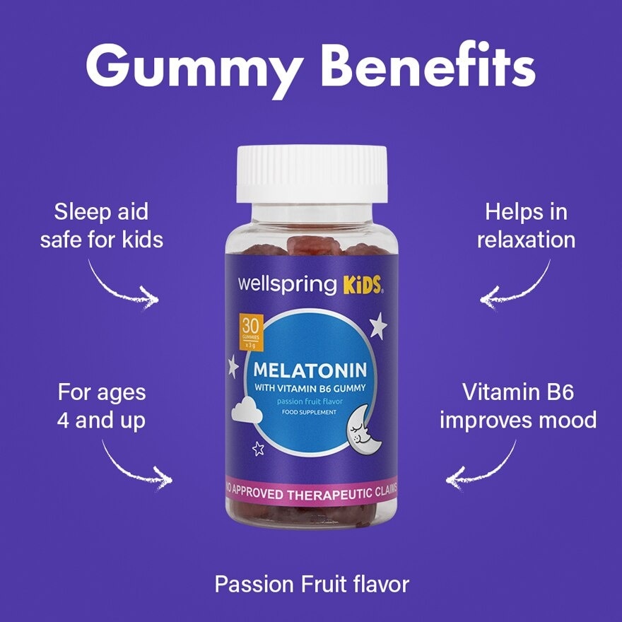 Wellspring Melatonin Kids Gummies X 30S