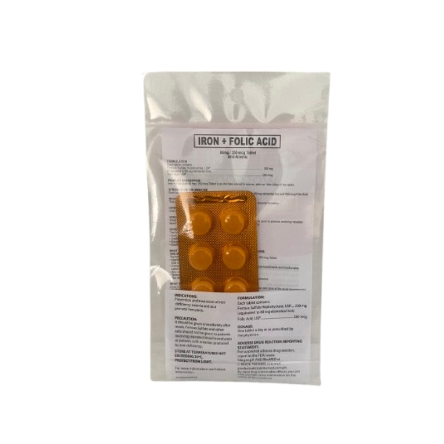 WATSONS Iron + Folic Acid 8 + 2 Capsules