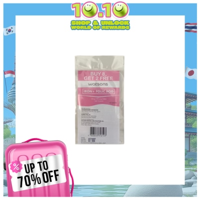 WATSONS WATSONS Iron + Folic Acid 8 + 2 Capsules