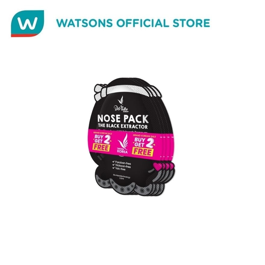 IWHITE KOREA GRAND SALE BUY 2 TAKE 2 NOSE PACK BLACK 3.5ML