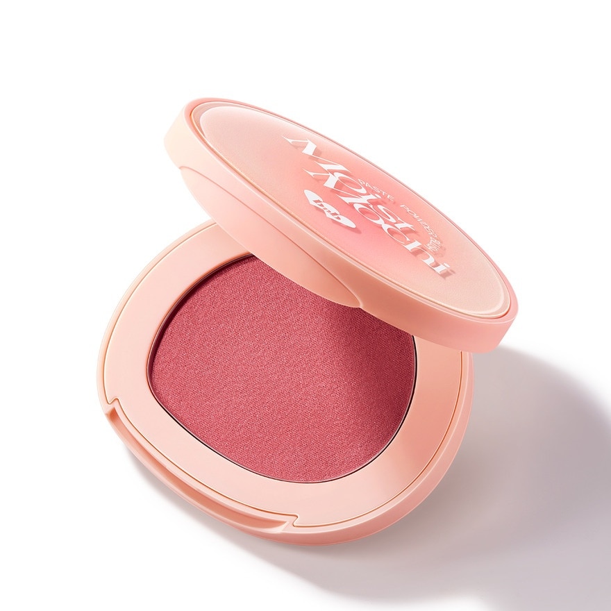 BARENBLISS Moist Mochi Paste Powder Blush - 02 Peachy Beach 4.5G