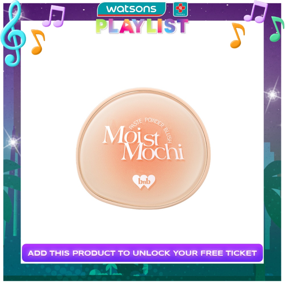 BARENBLISS Moist Mochi Paste Powder Blush - 03 Sunset Mango 4.5G
