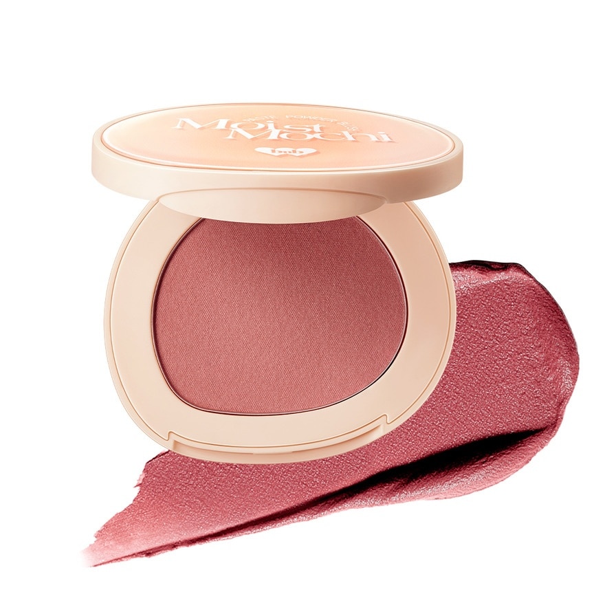 BARENBLISS Moist Mochi Paste Powder Blush - 03 Sunset Mango 4.5G