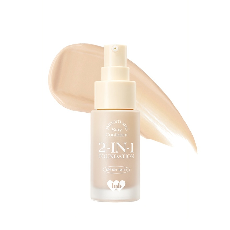 BARENBLISS Bloomatte Stay Confident 2-In-1 Foundation - Ln1 Seashell 20Ml