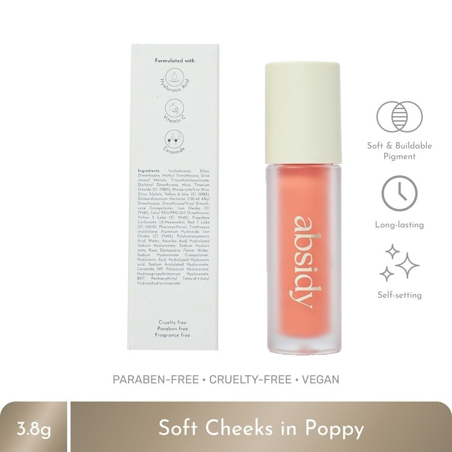 Absidy Whipped Serum Blush Poppy 3 8 G