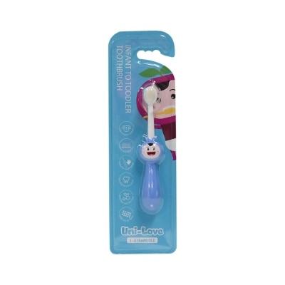 UNILOVE Uni-Love Infant to Toddler Toothbrush 0-2yrs (Blue)