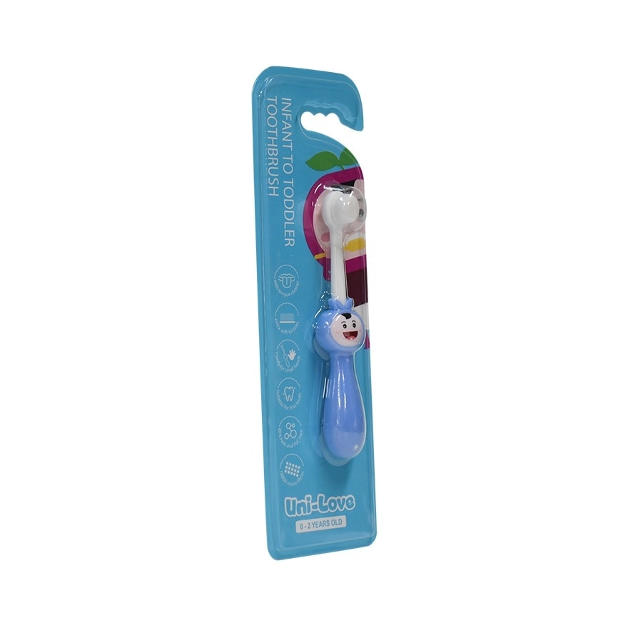 Uni-Love Infant to Toddler Toothbrush 0-2yrs (Blue)