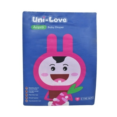 UNILOVE Uni-Love Airpro Baby Diaper (Medium) 64's