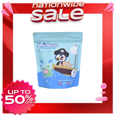 UNILOVE Uni-Love Baby Detergent Caps 10g Pouch 18's