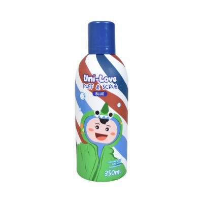 UNILOVE Uni-Love Puff & Scrub (Blue) 350ml