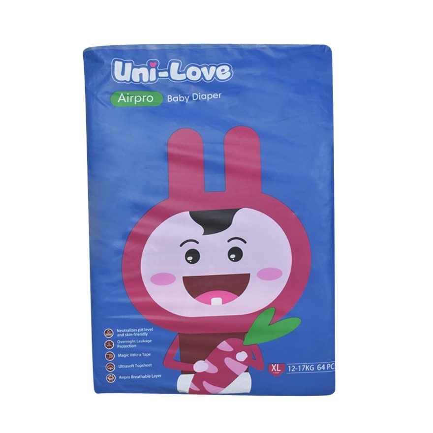 Uni-Love Airpro Baby Diaper (X-Large) 64's