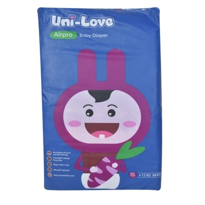 UNILOVE Uni-Love Airpro Baby Diaper (XX-Large) 64's