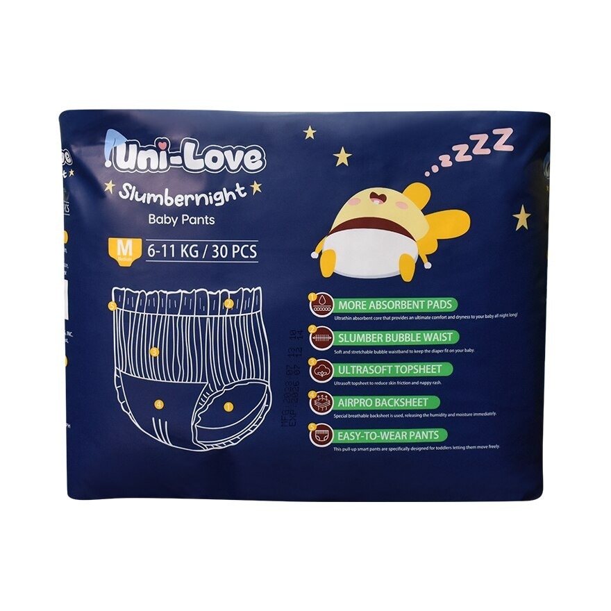 Uni-Love Slumbernight Baby Pants (Medium) 30's