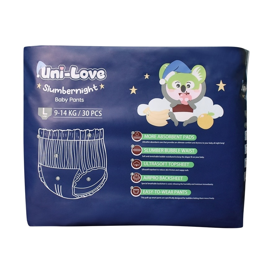 Uni-Love Slumbernight Baby Pants (Large) 30's